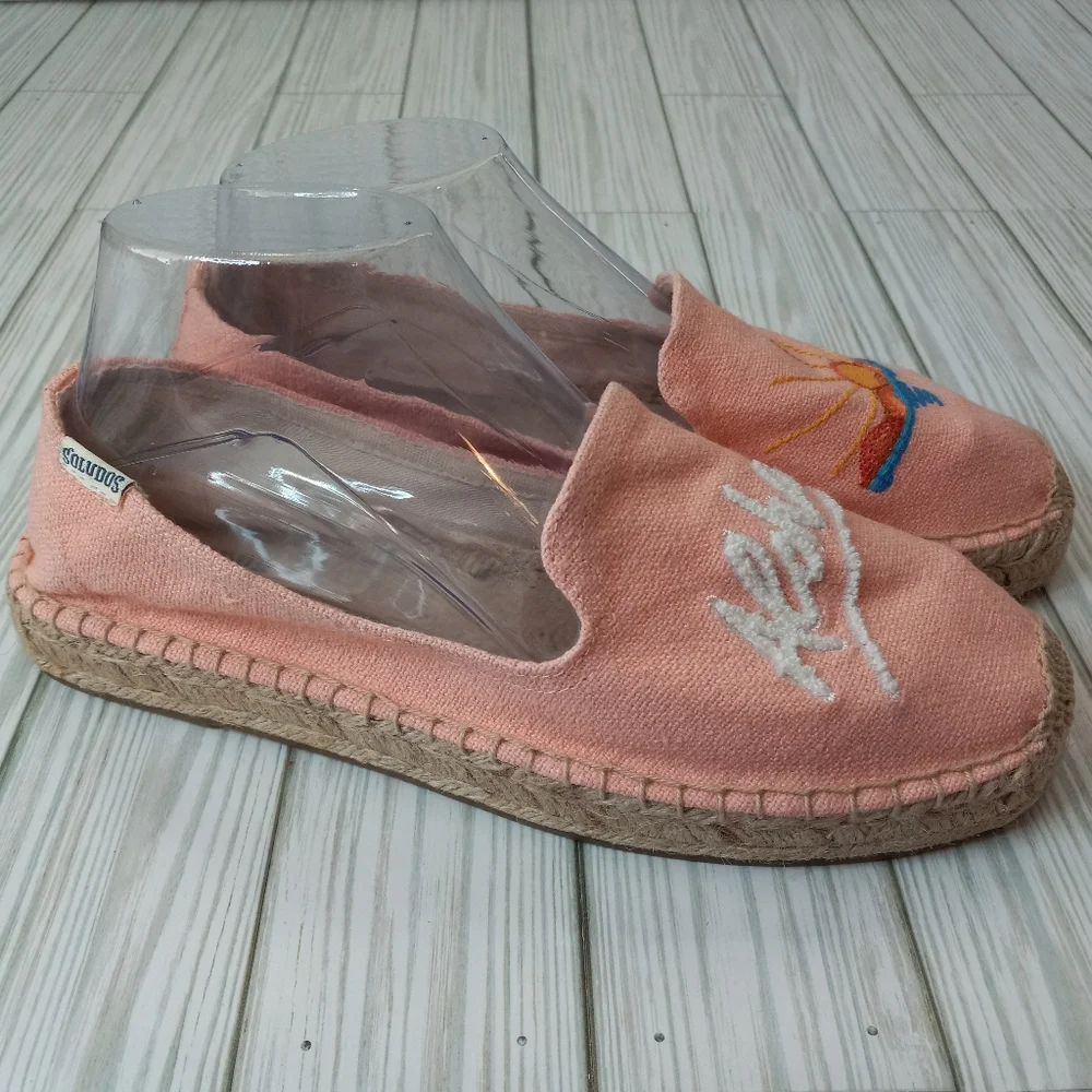 NEW Soludos X Lockhart Aloha Bohemian Embroidered Espadrilles